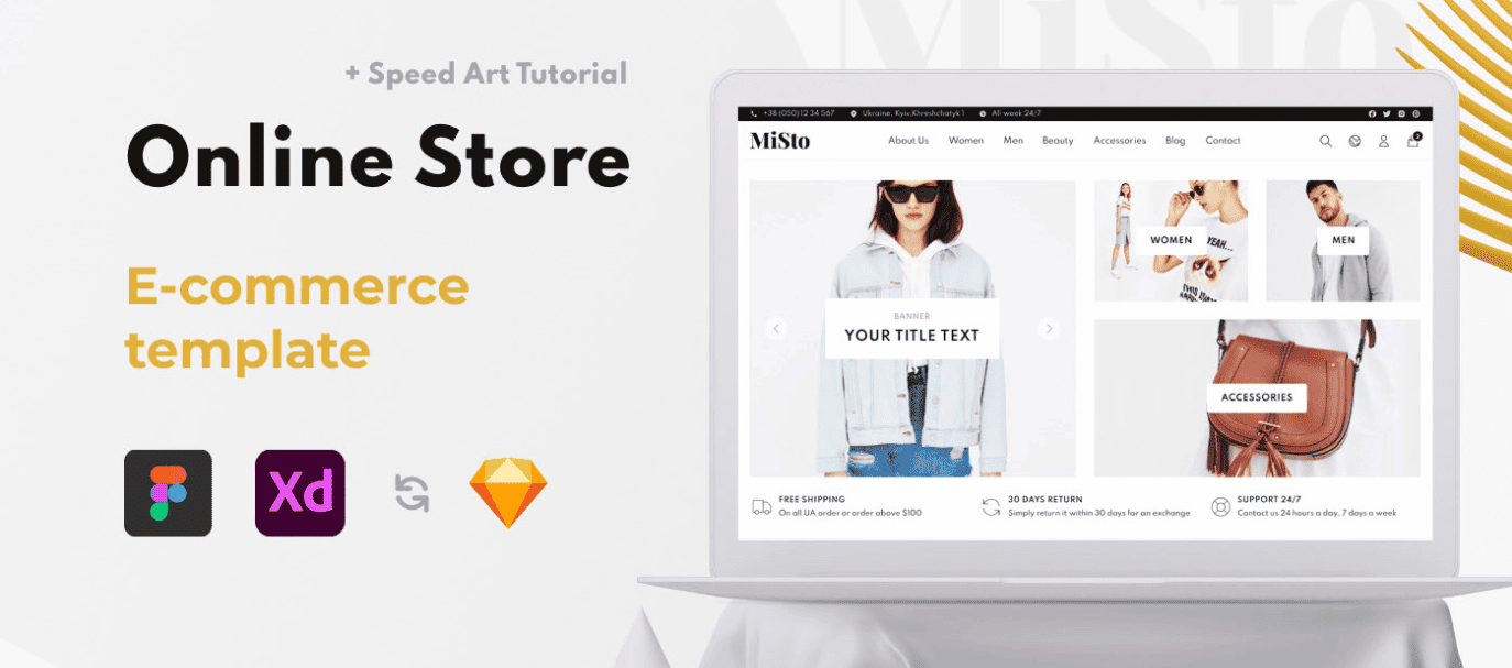 MiSto Minimalist & Clean site